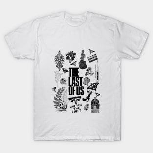 The Last of Us all in one black T-Shirt